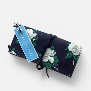 Draper James Travel Floral Jewelry Roll Storage Case NEW